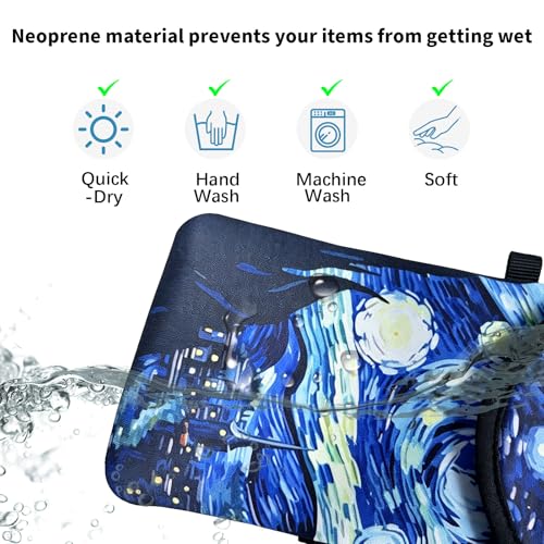 Image of Neoprene Phone Sleeve Pouch Case Bag for Men Women w /Crossbody Strap /Neck Lanyard for iPhone 17 /16 /15 /14 Pro Max, Samsung S25，Pixel 10
