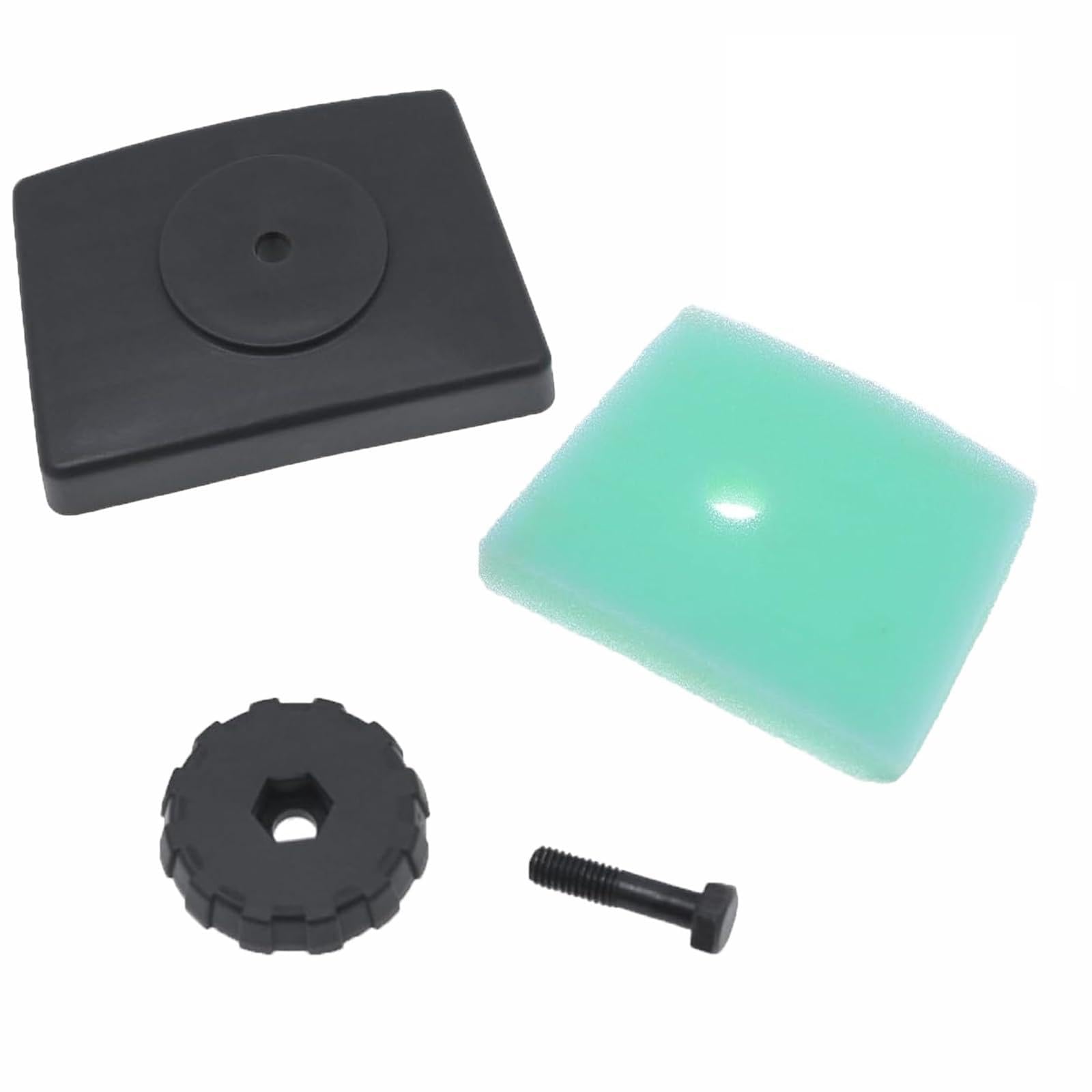 1 Set Air Filter Cover Assembly Kit, Easy Install Moisture Proof Cover with Knob & Bolt, Replacement for Husqvarna 537186301 503888001 223 322, Heavy Duty Garden Trimmer Parts