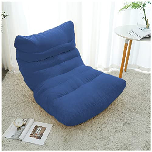 Lazy Floor Chair �u���[ �A�N�Z���g �\�t�@ �v�[�t ���r���O���[�� �Q�� �I�t�B�X ���S�n�̗ǂ� �R�[�i�[�V�[�g ���K ���E���W �`�F�A ���_�� �r�[���o�b�O �Ƌ�