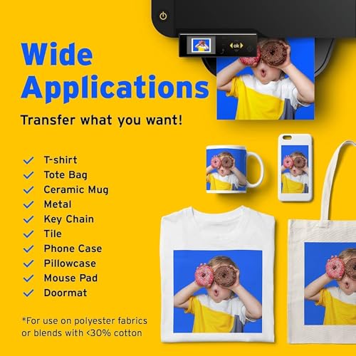 Image of Printers Jack 580ML Sublimation Ink Refilled Bottlescompatible for ET2400 ET2720 ET2760 ET2750 ET4800 ET-2800 ET-2803 ET-2850 Inkjet Printers Heat Press Transfer on Mugs T-Shirts