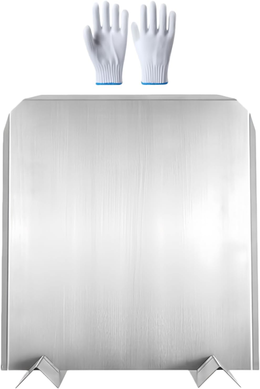 Firebacks Fireplace, 16x18 Inch Stainless Steel, Strong Build Gear, Stylish Adjustable Back Plates with Compact Design, Portable Helper for Wall Protection Home Apartment Living Room Hotel and Office