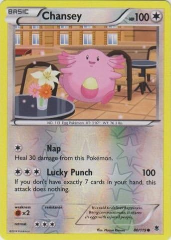 Pokemon - Chansey (80/119) - XY Phantom Forces - Reverse Holo