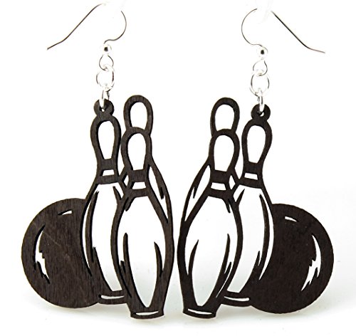 Bowling Ball and Pins Earrings