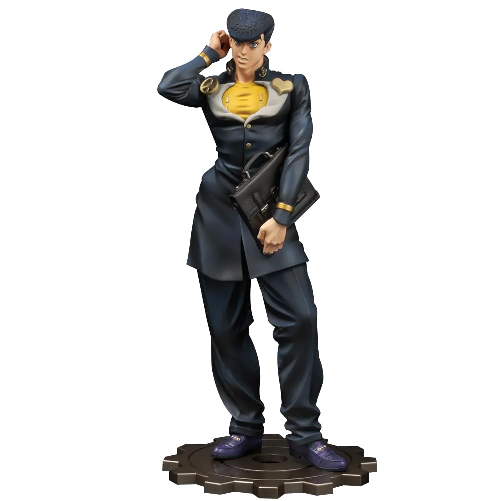 JJBA Higashikata Josuke Figure 22CM Dual Heads Statue Desktop Decor