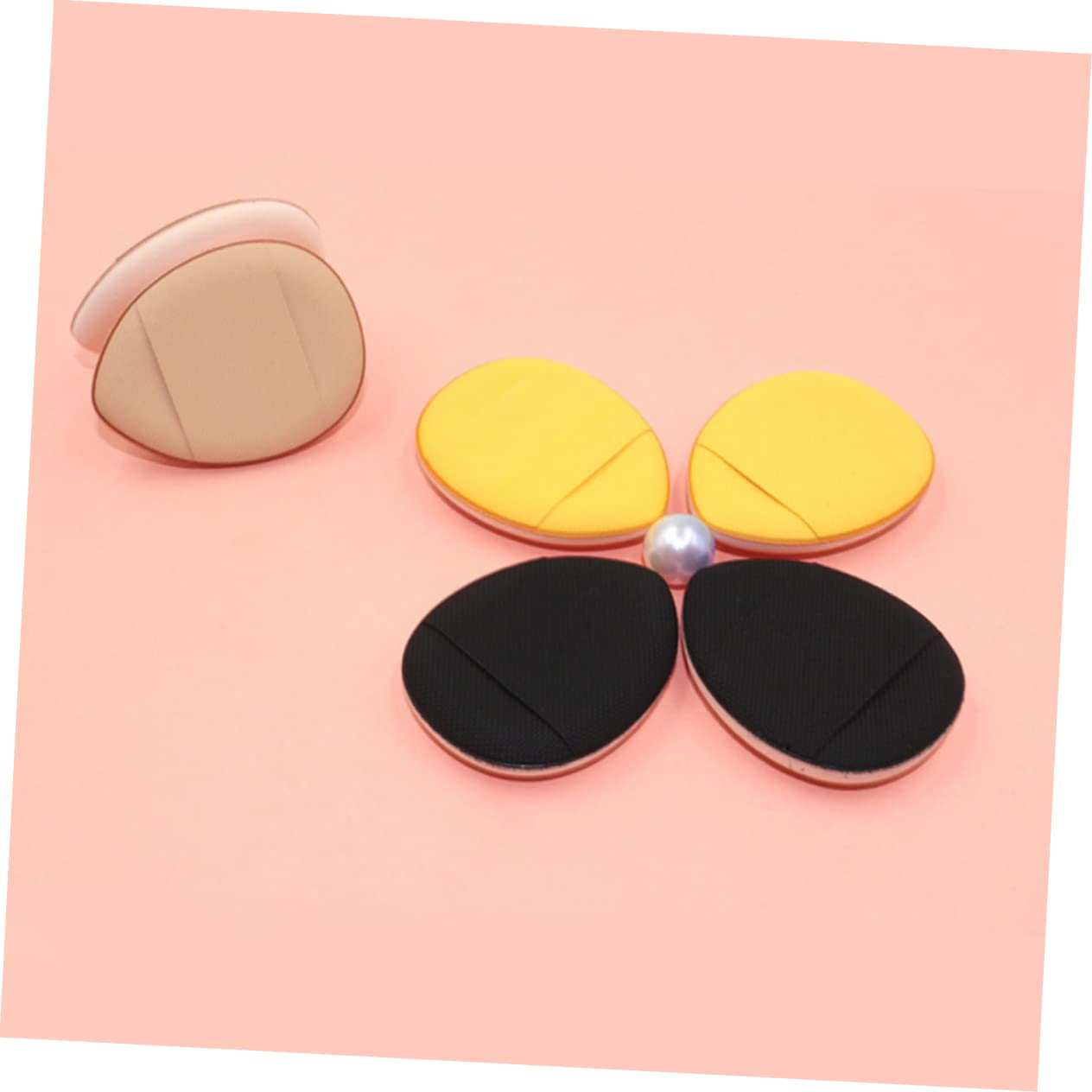 PLAFOPE 6Pcs Fingertip Mini Makeup Powder Puff Fluffy Skin Friendly Cosmetic Supplies for Delicate Application Portable Easy to Use Powder Applicator
