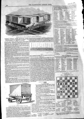 CADRE DE 1846 CAPITAINES POWELL RAILWAY CARRIAGE LUGGAGE CADRE DE 1846 CAPITAINES POWELL RAILWAY CARRIAGE LUGGAGE