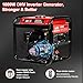 Bison Power Gasoline Generator, Peak 1000W Inverter Gasoline Generator Professional for Home, Portable & Lightweight, with DC&USB for Household Appliances, Smart Devices - TVs/Computers/Phones/Laptops