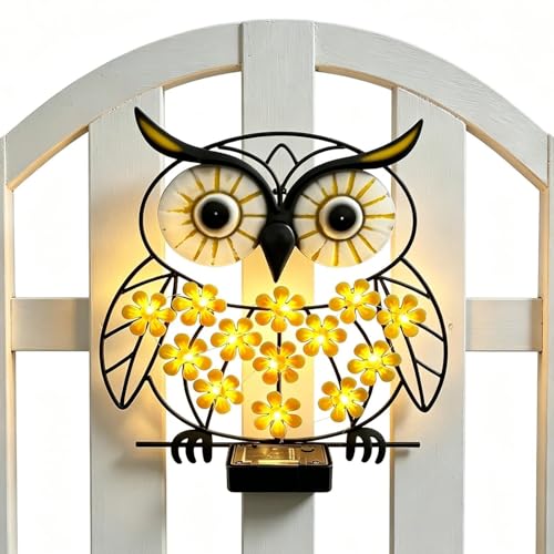 Luces solares artísticas para regalo de estreno de hogar y cumpleaños lámpara LED de jardín