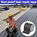 Heavy Duty Industrial roof Waterproof Tape, Suitable for Metal Surfaces, Corrugated Roofs, and Iron Plates - Durable, high-Grade sealant, Industrial roof Maintenance (Gray, 3.94in*196.85in)
