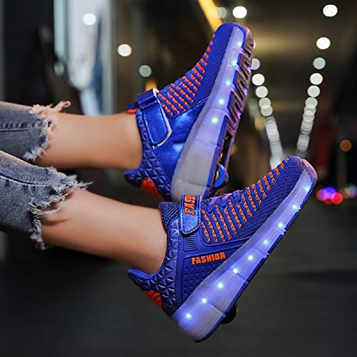 Image of Ylllu Kids LED Roller Skate Shoes with Wheel Light up Roller Shoes Gift for Girls Boys Children