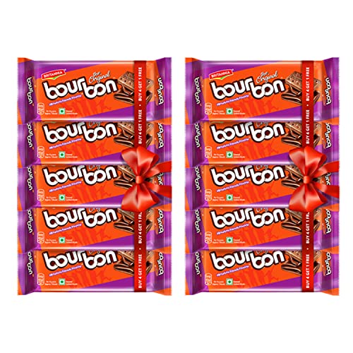 Image of Britannia Bourbon The Original Biscuits, 500 g Pack of 2