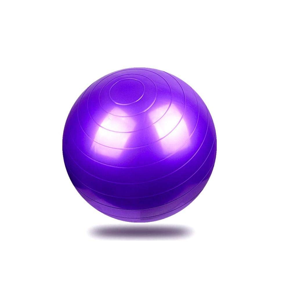 Ball Chair – Exercise Yoga Ball with Base for Home and Office Desk Swiss Ball Fitness Yoga Pilates Balance Pregnancy Maternity Birthing Home Gym Office Desk Sitting Use