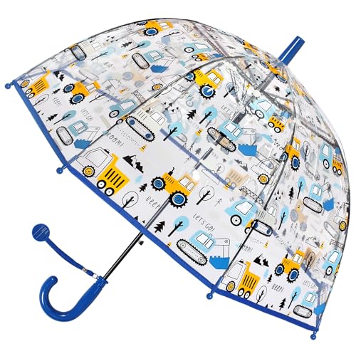 Kinder Regenschirm mit Kuppeldach Leichtes Niedliches Lustiges Design,...
