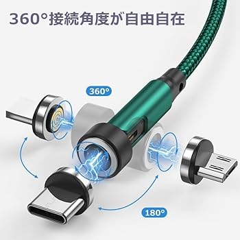 Amazon.co.jp: マグネット充電ケーブル 7ピン接点 データ通信