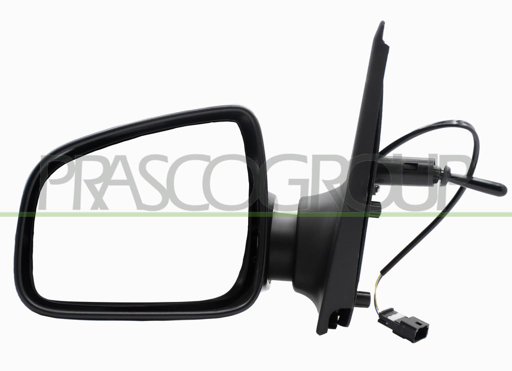 PRASCO RN4067114 Espejo retrovisor Ajuste por cable convexo izquierda Compatible con DACIA SANDERO II, RENAULT Thalia 3 L8