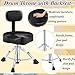 Sintuff Drum Throne with Backrest, 4