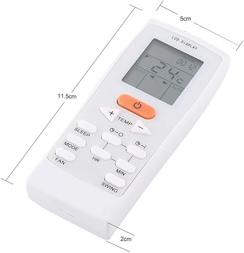 Miniatura 5 de Mando a distancia universal para aire acondicionado GZ-12A-E1, reemplazo de control remoto de aire acondicionado para GZ-12A-E1 Control remoto de