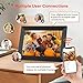 Frameo 10.1 Inch WiFi Digital Picture Frame with 32GB Memory, 1280 x 800 IPS Touch Screen Smart Electronic Photo Frame, Wall Mountable, Auto-Rotate, Share Photos/Videos Via Frameo App from Anywhere