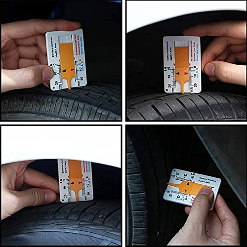 Profieldieptemeter Motorfiets 4 Stukken Profieldieptemeter Autobanden Profieldieptemeter Hanger Profieldieptemeter Profi… - Image 6