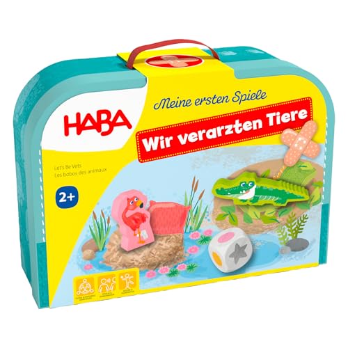 HABA Meine ersten Spiele – Wir verarzten Tiere – Tierarzt-Würfelspiel...
