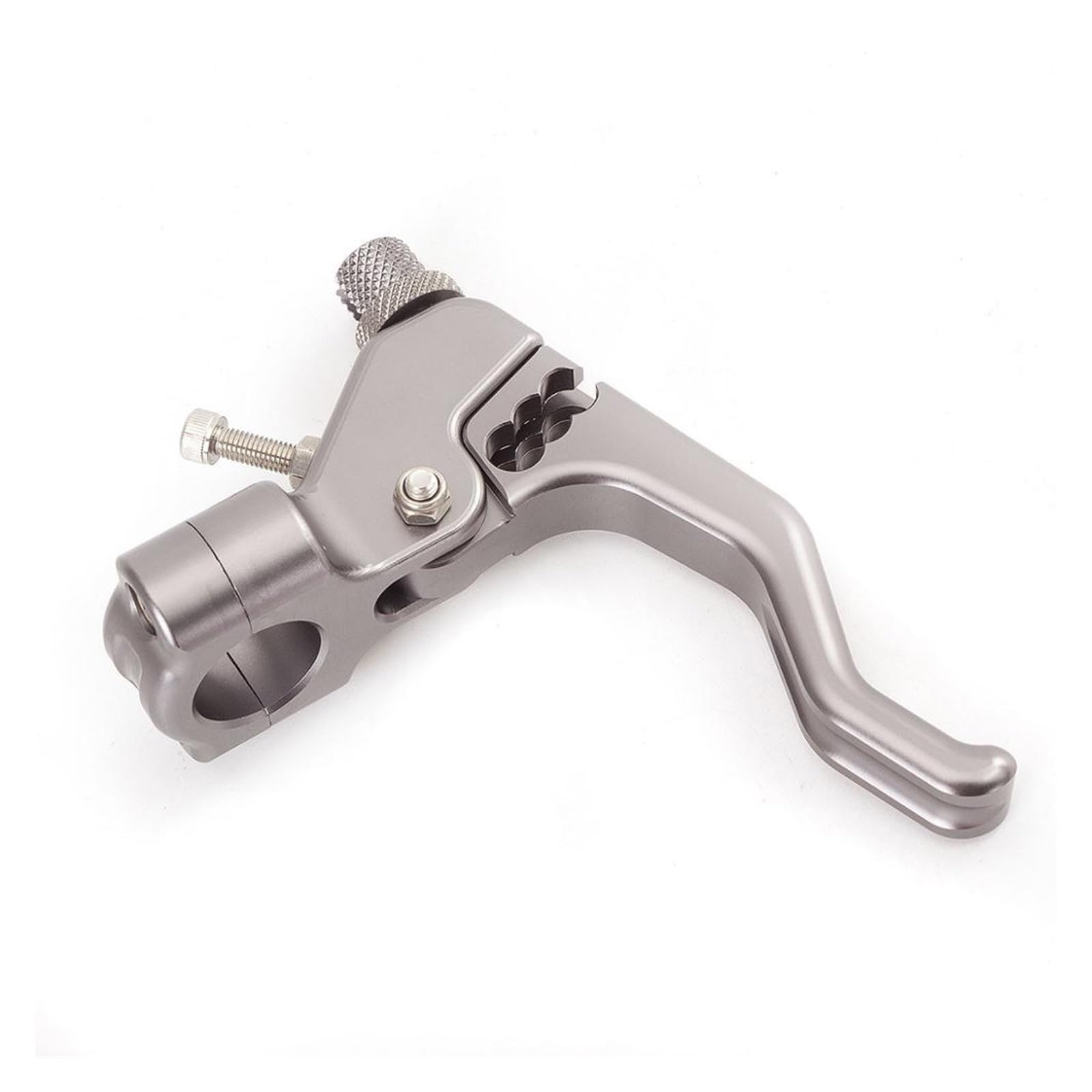TINGYUS Motorbike Brake Lever 2024 CNC Short Stunt Clutch Lever Perch Assembly 7/8" 22mm Handlebar Fit for Dirt Pit Bike Street Sport(Gray)