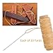 JANYUN 792 Yards 24 Colors Leather Sewing Waxed Flat Cord Thread for Leather Craft DIY Supplies,Each of 33 Yards