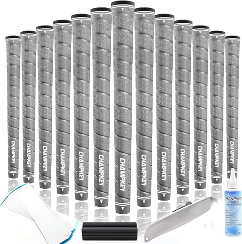 CHAMPKEY WRAP-Y Rubber Golf Grips 13 Pack Come with All