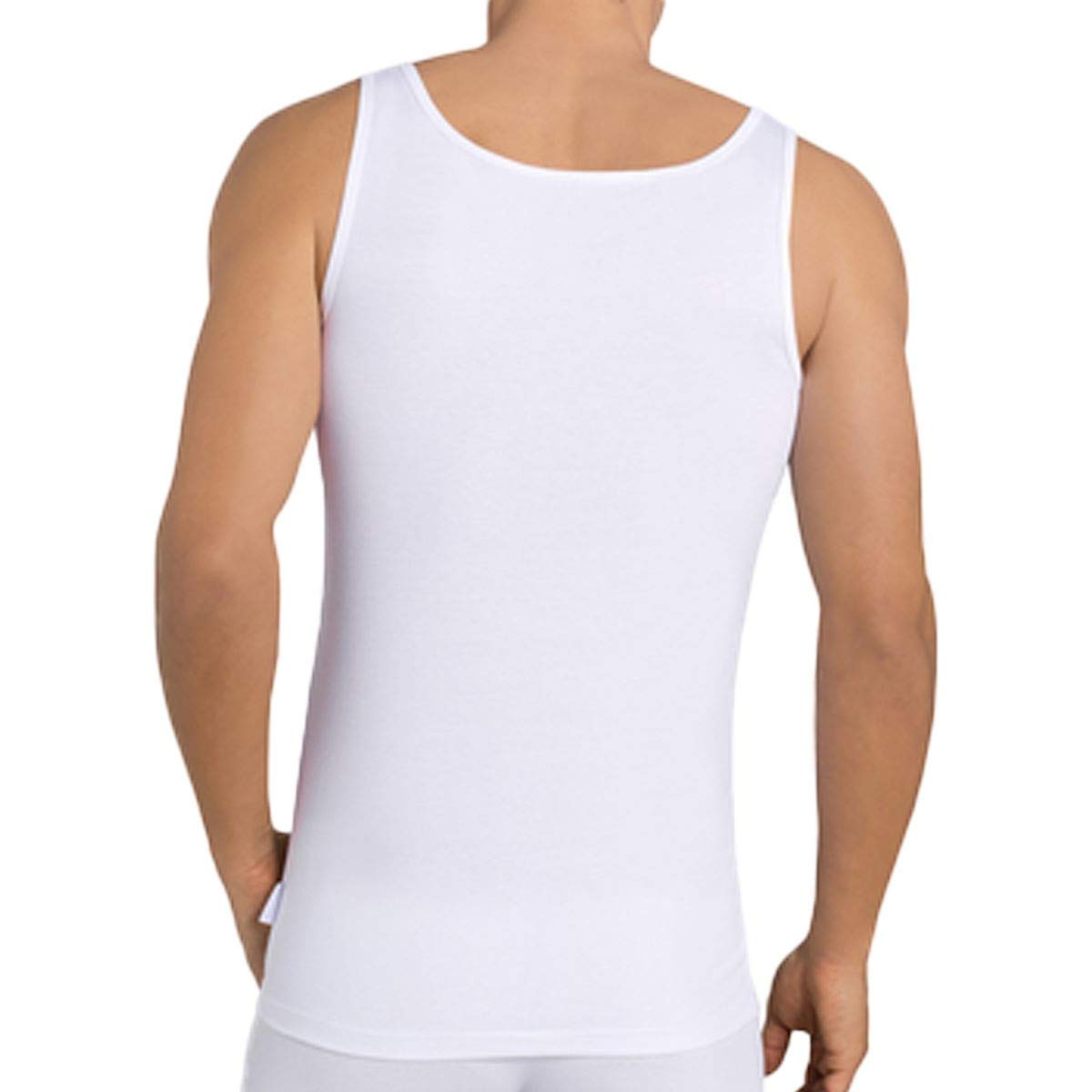 Sloggi 2 Pezzi Mens Cotone Naturale 24/7 Sh 02 Gilet Nero o Bianco Small-2XL