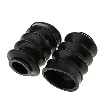 2pcs 39mm Motorcycle Rubber Front Tube Dust Covers Protector for Harley XL883