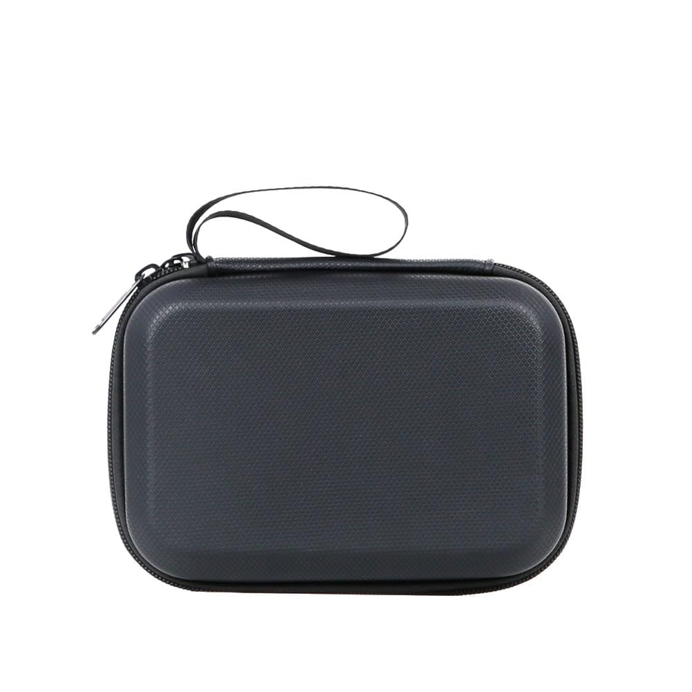 Funda de transporte portátil de piel sintética para Osmo Action 6, para bolsa de almacenamiento compacta de viaje, accesorios de cámara, color negro y gris