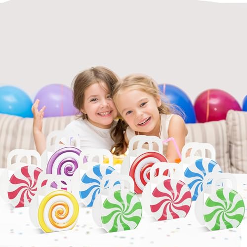 12Pcs Candyland Party Favor Boxes
