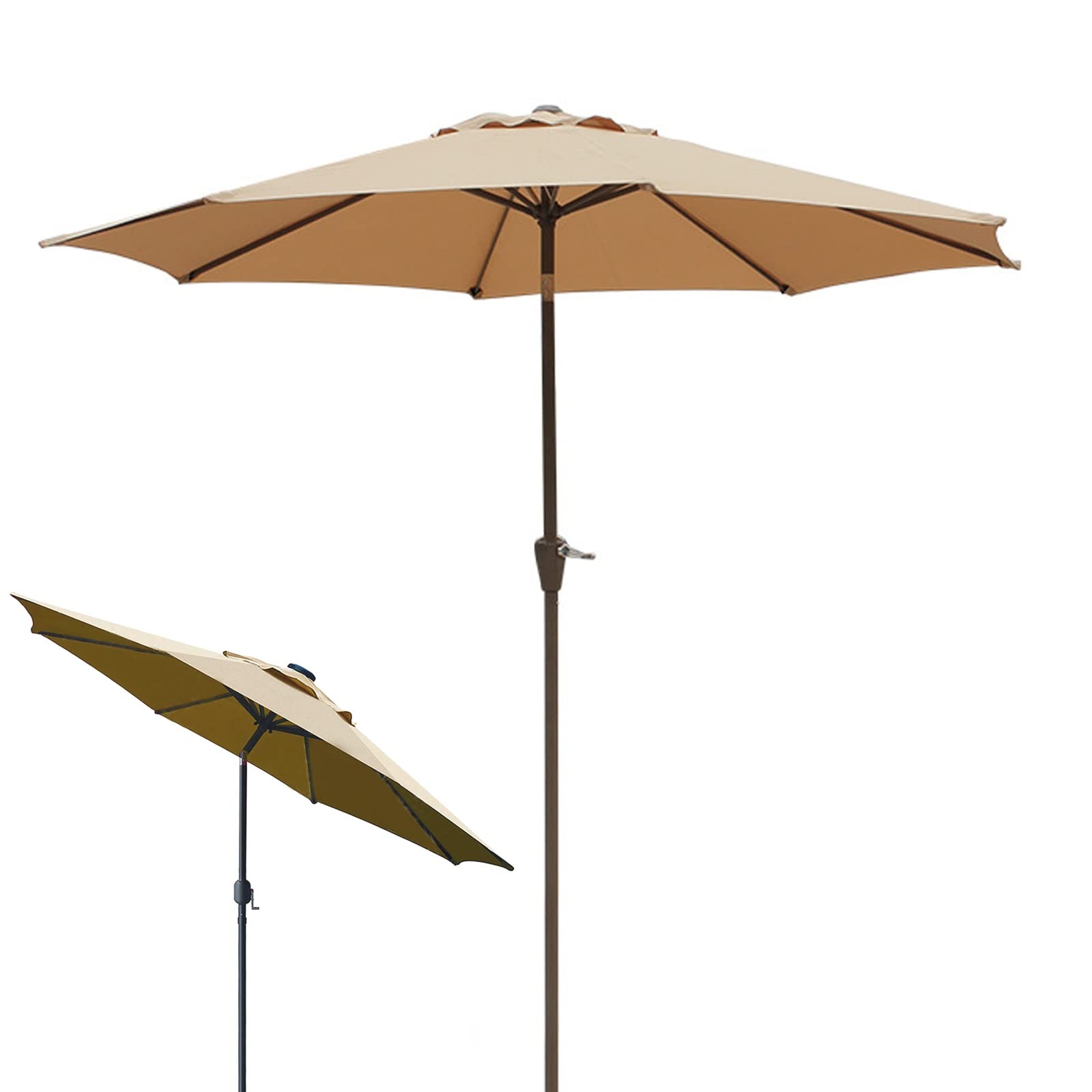 Sombrilla impermeable y con protección solar para una terraza siempre fresca 8