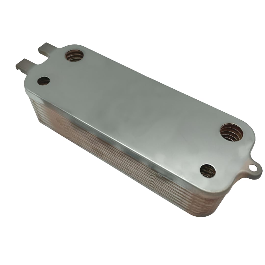 Scambiatore di calore a 16 piastre per caldaia, compatibile con Worcester Greenstar 8000 Style Series - 87186429480 & 7841770