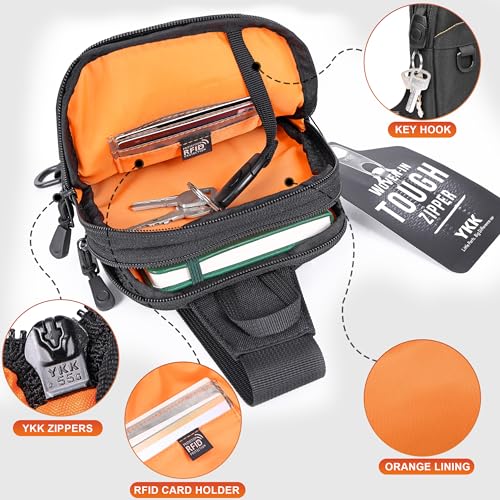 Small Sling Bag RFID Blocking Mini Crossbody Bag for Men and Women Travel Hiking Cross Body Bag3