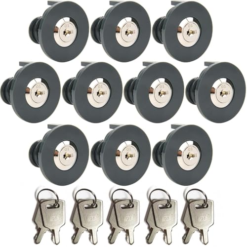 SEPOX Steckdosenschloss, identische Schlüssel, Abschließbare Steckdose mit Diebstahlschutz & Anti-Fremdobjekteinführung - für Innen & Außenbereiche (10 Stück Schwarz)
