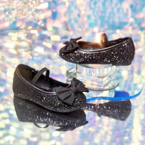 Image of GINFIVE Toddler Girls Dress Shoes Little Girls Mary Janes Ballerina Flats Shoes Toddler