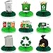9 Pcs Garbage Truck Birthday Party Supplies Trash Truck Honeycomb Centerpieces Birthday Party Decorations for Tables Decors