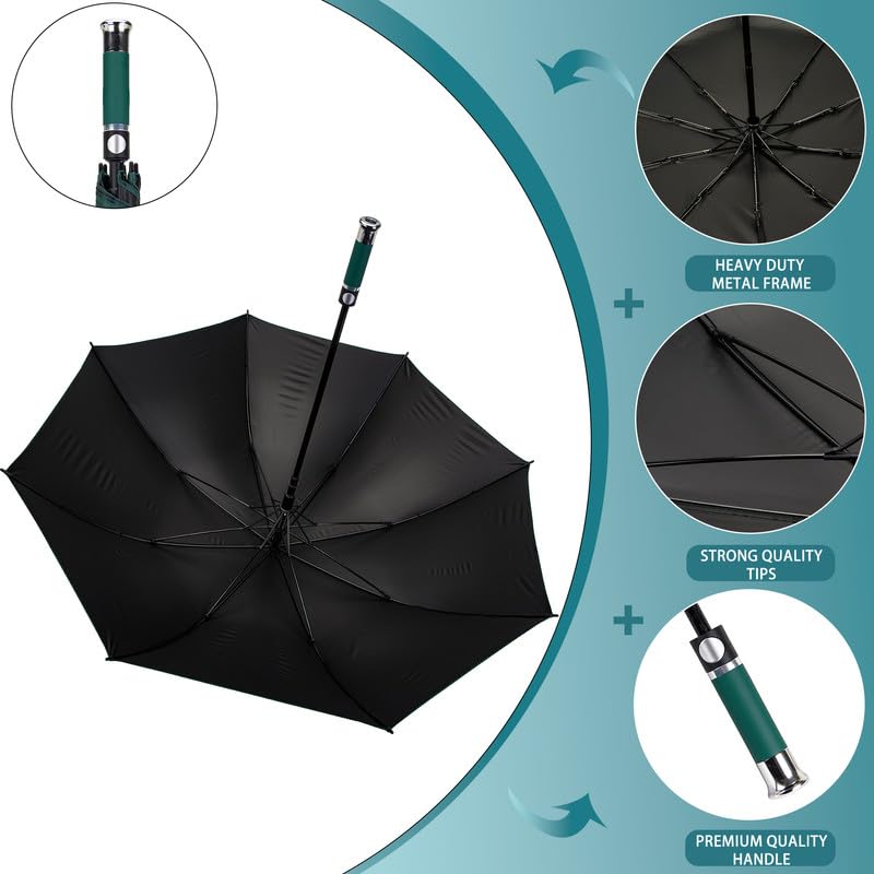 Image of KENNETH COLE New York Folding Umbrella for Men & Women, Auto Open, Lightweight Compact Design, 45.6 Inch Water Resistant Canopy, Portable Travel Umbrella for Rain & Sun - KCUM003