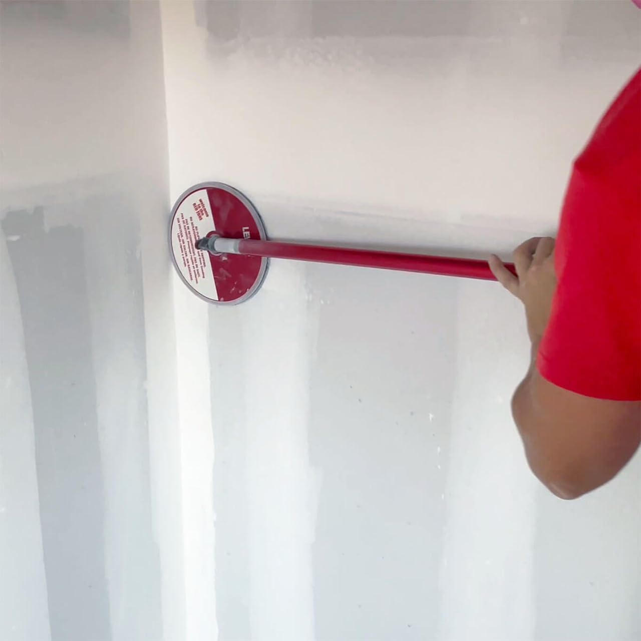 LEVEL5 Combo de lijado | Cabezal de lijado radial de 9 pulgadas y poste de lijadora fijo de 48 pulgadas | Construcción de aluminio anodizado | 5-344