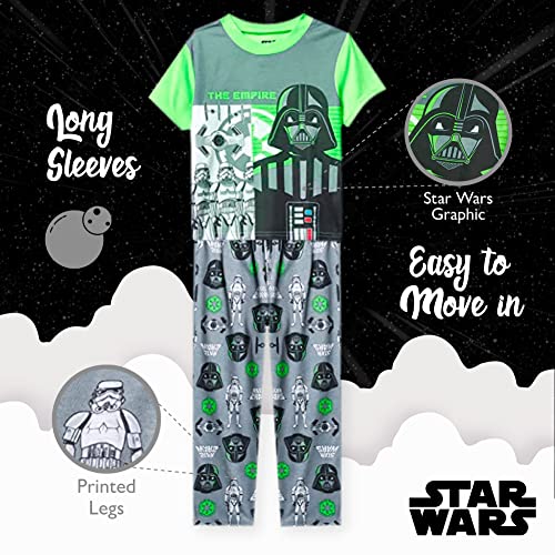 STAR WARS 3-Piece Loose-fit Pajama Set, Soft & Cute for Kids4