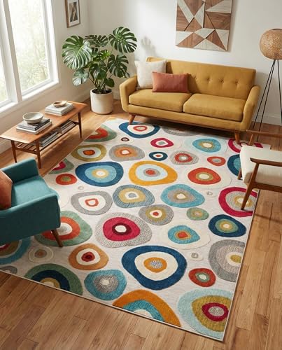 Tapete Rugs.com Outdoor Casablanca 7'10 x 10' Multi Beige miniatura 3