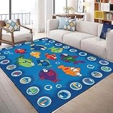 ラグ マット ラグマット 80*200cm カーペット 1.5畳 2畳 洗える すべり止め ベビー 赤ちゃん プレイマット 北欧 アルファベット 英語 車 道路 女の子 男の子 楕円 長方形 おしゃれ かわいい NO. 洗える 掃除易い キッズラグ キッズマット ゲームマット