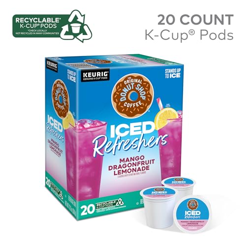 The Original Donut Shop Iced Refreshers, Mango Dragonfruit Lemonade Flavor, Keurig Single Serve K-Cup Pods, 20 Count - image 2