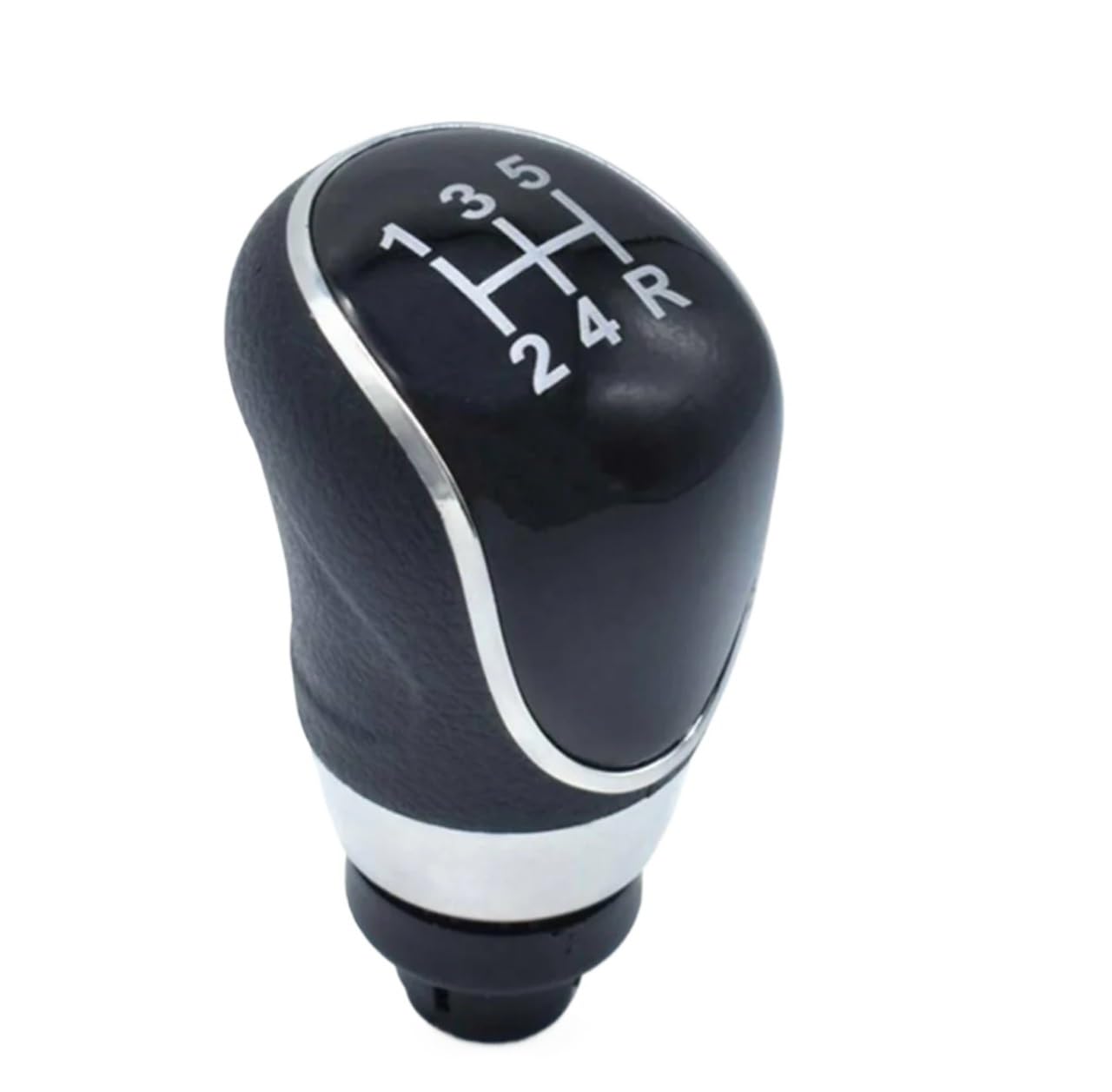 Vbnyba One Color Car Shift Knob Lever Compatible With For Fiesta Mk7 2008-2013 For Focus Mk2 Fl 2008-2011 For Focus Mk3 2011-2013 5 Speed Gear Shift Knob