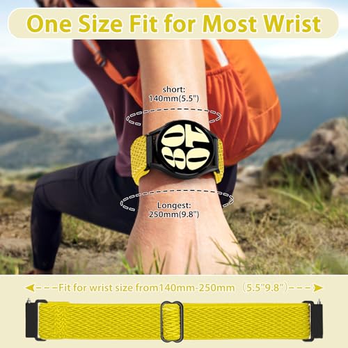 Image of TumpCez Quick Release Watch Band - Choice of Width -18mm 19mm 20mm 22mm 24mm Watch Bands, Solo Loop Adjustable Elastic Nylon Watch Straps Replacement Wristband for Men Women