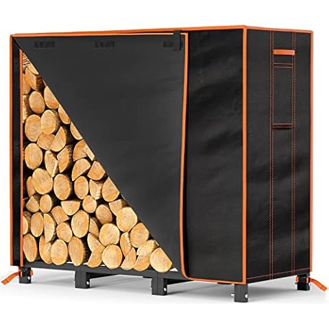 GREENER 4ft Heavy-duty Firewood Rack Cover Cover