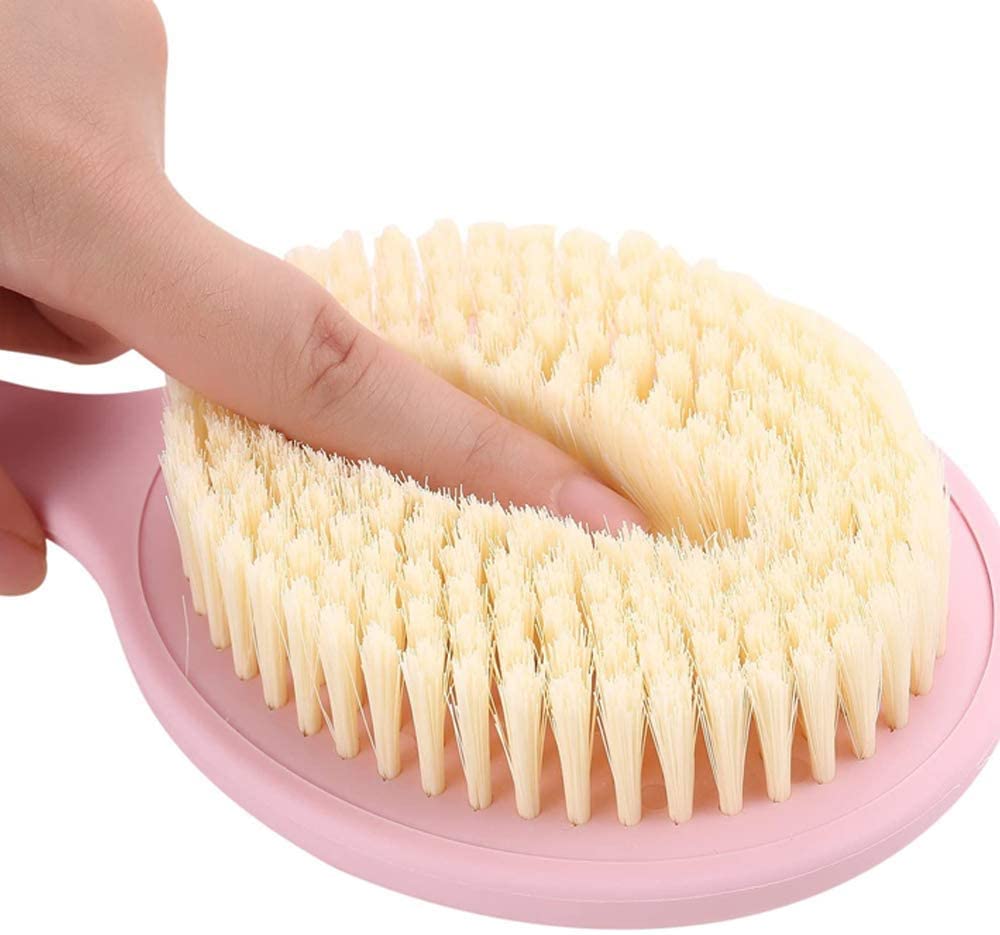 Spazzola per la doccia, Spazzola da bagno for scrub corpo e schiena con inserti in nylon
