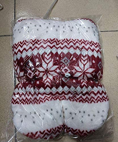 SAMGU Vêtements de Noël Hoodie Pull Manteau en Velours à Capuche pour Chien Motif Flocon de Neige Veste Gilet Color Rouge Size Large – Image 6