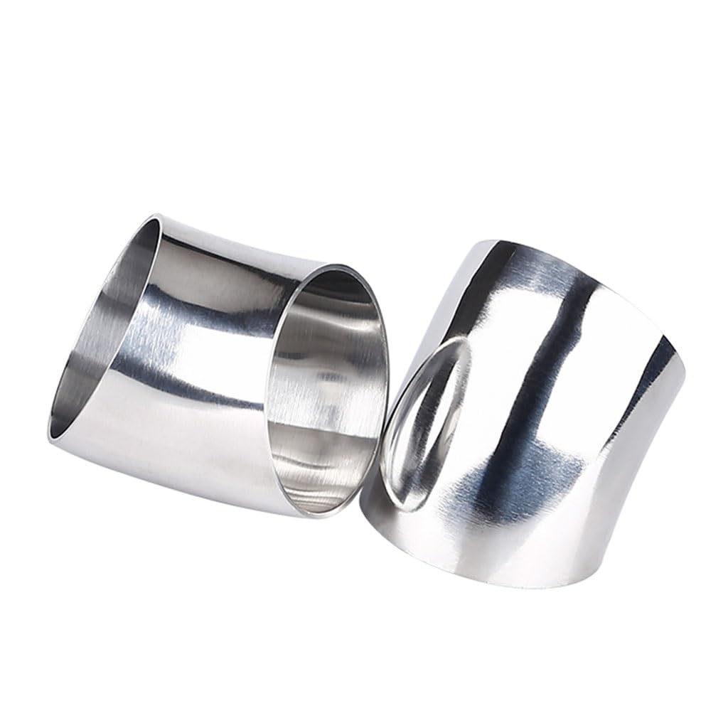 Accesorios de fontanería Accesorios de acero inoxidable, 1 pieza de codo de 45 grados, 19 mm, 25, 32, 34, 38, 45, 51, 57, 63, 76, 89, 102, 108, 114, 133, 159 mm de diámetro exterior, accesorio de tube