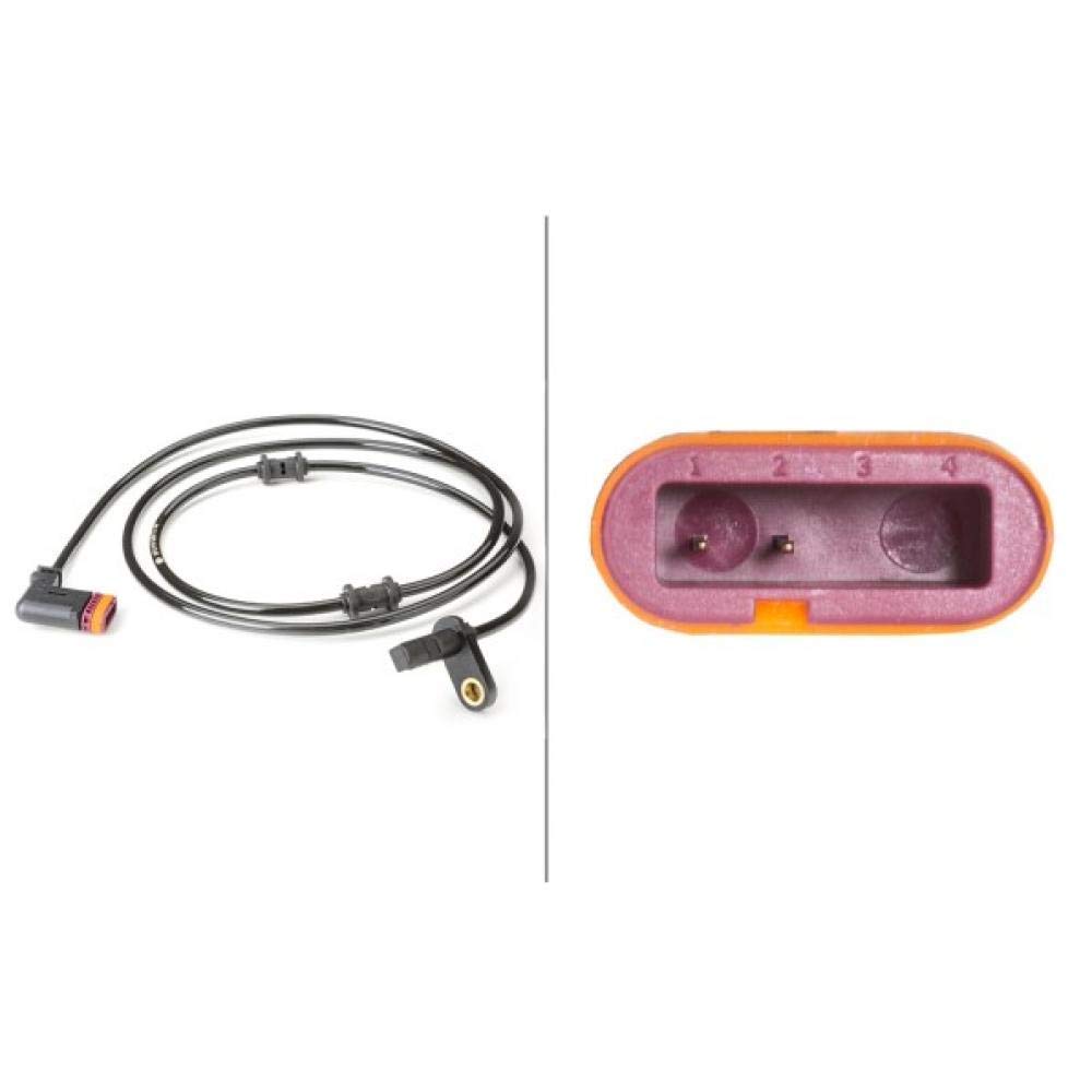 HELLA 6PU 010 039-731 ABS Sensor - Raddrehzahl - 12V - 2-polig